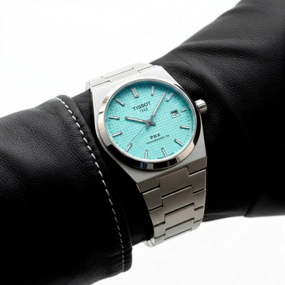 Tissot PRX Powermatic 80 Ice Blue Tiffany Dial
